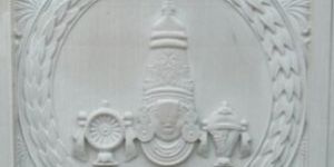 Venkateshwara Face Stone Wall Mural