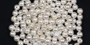 White Glass Pearl Beads