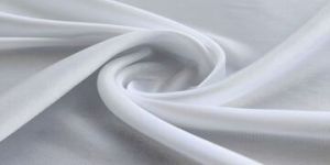 White Plain Dyeable Italian Crepe Satin Fabric