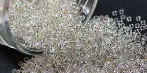 White Silver Line Round Machine Embroidery Seed Beads