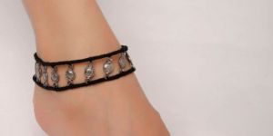 Two Layer Beads Anklet for Women