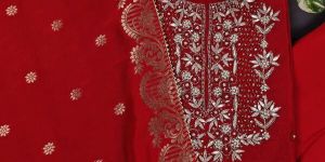 Red Intrictate Gota Suit Set