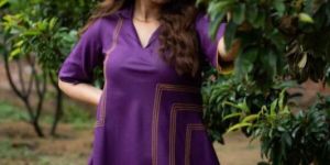 WOMEN Royal Plum Dress