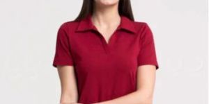 Womens Kanvin Dri Fit Short Sleeves Red T Shirt
