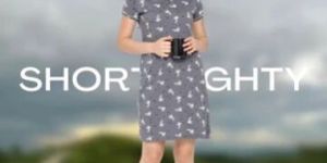 Womens Kanvin Grey Short Nighty