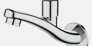 Solo Bib Cock Long Body with Wall Flange