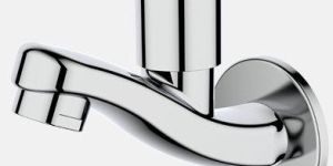 Solo Bib Cock with Wall Flange