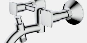 Solo Wall Mixer with Hand Shower Arrangement And Wall Flange