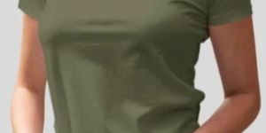 Stylish Crew Neck Ladies T Shirts