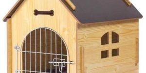 Wooden Hut Pet House