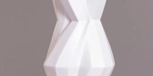 Works & Words (White) Ceramic Vase