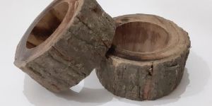 Round Wooden Napkin Holder