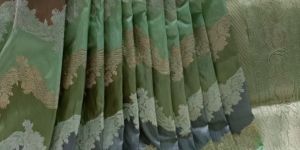 Pure Banarasi Katan Silk Handloom Fabric