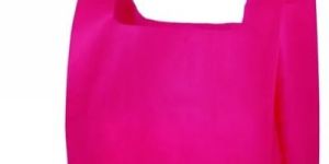 Pink Non Woven U Cut Bags