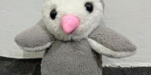 Grey Penguin Plush Soft Toy