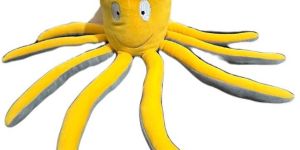 Yellow Octopus Soft Toy