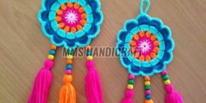 Hanger Chakri Crochet Handmade Door Hanging