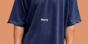 Pure Cotton 210 GSM Oversized Round Neck T-shirt