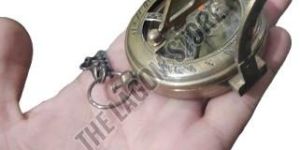 Vintage Round Brass Compass