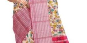 Ksr Handooms Mangalgiri Silk Printed Saree