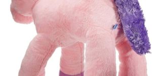 Pink And Purple Fur Unicorn Soft Toy