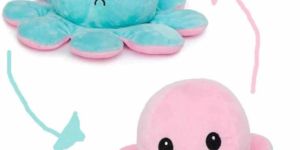 Reversible Octopus Plush Soft Toy