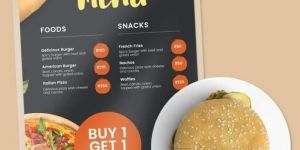 Menu Card Printing Service