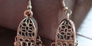 JJO4 Ladies Beautiful Oxidized Jhumki Earrings