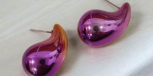 KE3 Ladies Shiny Artificial Drop Earrings