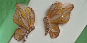 KE6 Ladies Butterfly Shape Artificial Earrings
