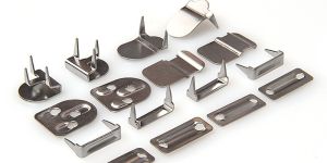 Silver Stainless Steel 4 Part 2 Pins Trouser Hooks