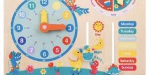 Wooden Dinosaur Themed Learning Board Game