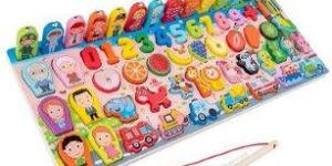 Wooden Fishing & Matching Fun Set