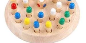 Wooden Memory Match Stick Board Game