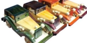 Wooden Vintage Classic Car Toy