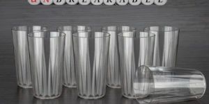 Unbreakable Plastic Glass Set