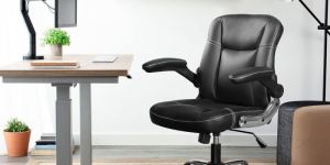 Oakcraft Stratos Medium Back Leatherette Ergonomic Office Chair