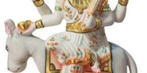 Marble Shitla Mata Statue