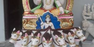Marble Surya Dev Statue