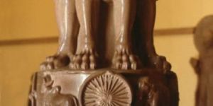 Resin Ashok Stambh Marble Statue