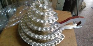 Stainless Steel 108 Diya Stand