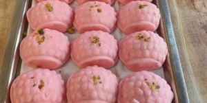 Strawberry Sandesh