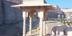 Sandstone Chatri Gazebo