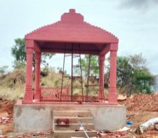 Red Sand Stone Gazebo