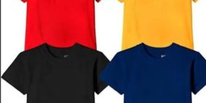 Boys Cotton Plain T Shirt
