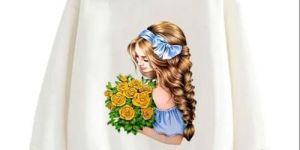 Girls Full Sleeve Printed Hoodies