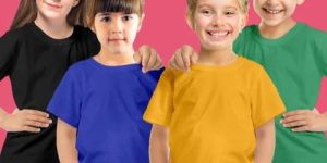 Girls Plain T Shirts