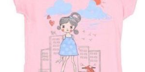 Girls Printed T Shirt