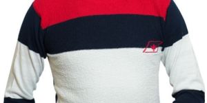 Mens Falt Knit Cotton Full Sleeve Sweater