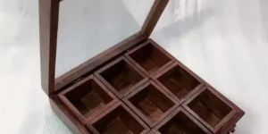 Wooden Masala Box